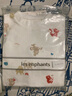 麗嬰房麗嬰房兒童內(nèi)衣套裝男童女童純棉家居服套裝寶寶秋衣秋褲秋季睡衣 祥瑞剪畫(半高領(lǐng)) 120 cm 曬單實拍圖