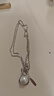 Qlady淡水珍珠項鏈女銀飾珍珠吊墜耳環(huán)套裝時(shí)尚首飾品生日禮物送老婆 曬單實(shí)拍圖