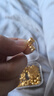 行金銀中黃金吊墜女999足金鈴蘭花掛墜定價(jià)生日禮物送女友七夕禮物 鈴蘭花吊墜 克重多退少補 約0.32g 曬單實(shí)拍圖