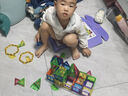 布魯奇鉆面彩窗磁力片兒童玩具男孩3-6歲磁力積木益智玩具1-3歲生日禮物 曬單實(shí)拍圖