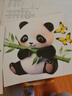 呆萌抱竹子熊貓卡通車(chē)貼車(chē)門(mén)裝飾大面積劃痕遮擋卡通貼紙 抱竹子呆萌熊貓15CM一對 曬單實(shí)拍圖