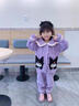 拉布布秋冬季兒童睡衣加厚珊瑚絨母女親子套裝初中生法蘭絨家居服 【加絨款-花瓣領(lǐng)】CMG-32228拉布布粉 100 童8碼身高110-120CM 曬單實(shí)拍圖