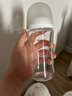 貝親（Pigeon）玻璃奶瓶寬口徑防脹氣240ml M號奶嘴 3月+ AA187  曬單實拍圖