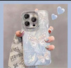 文初適用OPPOReno14/13手機殼12pro新款男女蝴蝶自帶閃鉆鏡頭膜reno11Pro軟邊硬殼防摔保護套 漸變蝴蝶Y藍-自帶鏡頭膜 RENO14 曬單實(shí)拍圖