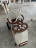 bebehaha搖搖樂(lè)嬰兒推車搖一搖遛娃神器二合一兒童手推車1-5歲橄欖棕-帶篷 曬單實(shí)拍圖