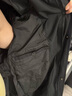 鴨鴨王一博同款冰殼系列2.0羽絨服男女長(zhǎng)款過(guò)膝冬季新款極寒泡芙外套 青光黑 M 曬單實(shí)拍圖
