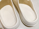名創(chuàng)優(yōu)品（MINISO）家居拖鞋男女情侶家用舒適浴室防滑防臭涼拖鞋夏 珍珠白  44-45 曬單實拍圖
