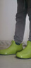 昌祥回力德系運動(dòng)款雨鞋男短筒防水鞋保暖防滑低幫雨靴廚房膠鞋釣魚(yú)鞋時(shí)尚 綠色 41 曬單實(shí)拍圖