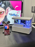 漫步者（EDIFIER）花再NEW CYBER一體式桌搭藍牙音箱 海景房音響 彩屏歌詞桌面家用高保真電腦音響 居家藝術(shù)音響 【海景房機箱】極光白+曬單反50 自創(chuàng  )彩屏|炫彩桌搭 曬單實(shí)拍圖