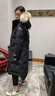 加拿大鵝冬季新款超大狼毛領(lǐng)男女同款90白鴨絨 修身長(cháng)款 羽絨服 黑色下單報身高體重 均碼 38 曬單實(shí)拍圖