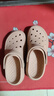 斯凱奇（Skechers）七夕禮物洞洞鞋女士夏季包頭泡泡鞋透氣軟底涼拖鞋休閑鞋111514 曬單實拍圖