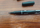 得力（deli）大雙頭粗頭物流快遞記號筆1.5mm/5.7mm 辦公簽字學生文具教學會議筆馬克筆 10支/盒 黑色 S555 曬單實拍圖