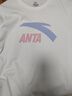 安踏（ANTA）短袖t恤女白色顯瘦休閑半袖夏季新款百搭透氣潮流圓領體恤衫 -4純凈白 L 170 曬單實拍圖