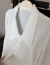 伯德小姐白色v領(lǐng)襯衫女西裝內搭答辯上衣職業(yè)裝面試正裝襯衣 曬單實(shí)拍圖