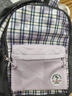 邦帛世雙肩包高顏值ins小眾格子書(shū)包女初中女生高中生學(xué)生休閑旅行背包 淺紫格子書(shū)包【大號】 曬單實(shí)拍圖