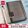 得力（deli）B5 /60張活頁(yè)本筆記作業(yè)本方格內芯可拆卸學(xué)生加厚線(xiàn)圈本大容量錯題本灰色 曬單實(shí)拍圖