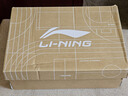 李寧（LI-NING）羽毛球鞋貼地飛行2LITE 標準白/黑色/熒光焰紅 AYTT003-2 42 曬單實(shí)拍圖