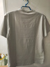 竹節棉夏季V領(lǐng)短袖T恤男薄款潮流半袖上衣男打底衫2025新款男裝WF Q662淺灰 純棉T恤 3XL 建議150-170斤 曬單實(shí)拍圖