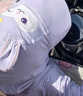 愛(ài)貝迪拉（AIBEDILA）兒童防曬衣男女童夏季寶寶外出服輕薄款冰絲防曬服外套50+ 黛紫兔兔-升級款 UPF50+ 100 曬單實(shí)拍圖