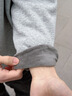 名創(chuàng  )優(yōu)品（MINISO）立領(lǐng)衛衣男春秋季灰色運動(dòng)休閑外套男士重磅半拉鏈夾克寬松上衣服 【330G重磅】麻灰 L /175 (體重120-140斤) 曬單實(shí)拍圖