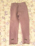 貝瑞加（Babyprints）女童打底褲秋冬加絨女孩長(cháng)褲寶寶加厚棉褲外穿保暖彈力 粉110 曬單實(shí)拍圖