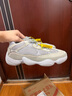 阿迪達斯yeezy500白玉石椰子男女運動(dòng)休閑鞋IE4783 UK8.5碼42.5 曬單實(shí)拍圖