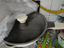 紅廚有鈦炒鍋不粘鍋平底煎炒鍋陶瓷家用炒菜鍋電磁爐燃?xì)庠钌儆蜔?6cm 曬單實(shí)拍圖