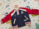 WVD奧特曼衣服男童秋冬裝加絨套裝2025新款兒童加厚沖鋒衣冬季兩件套 藏青色 90 CM 曬單實(shí)拍圖
