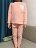 MQDMINI童裝女童睡衣兒童秋衣秋褲寶寶內衣套裝舒適家居衣服 玩偶套裝 曬單實(shí)拍圖