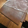 駱易家（Lorica）中式茶席禪意桌旗防水茶杯防燙茶盤(pán)墊皮革茶幾茶桌布?jí)|茶臺(tái)桌布 咖色【雙面雙色 隔熱防燙】 【防燙茶席35*50cm】 曬單實(shí)拍圖
