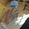 特百惠（Tupperware）樂趣550ml男女學生大容量運動可愛便攜夏季塑料水壺水杯子 冰水藍550ml1個 曬單實拍圖