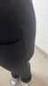 班尼路（Baleno）時尚拼接直筒褲女2025年秋冬季新款高腰藏肉加絨保暖百搭休閑褲 曬單實(shí)拍圖