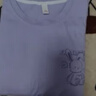 芬騰可安（FENTENGCARE）女士睡衣女夏季帶胸墊純棉圓領(lǐng)套頭短袖七分褲休閑可外穿家居服Q2 曬單實(shí)拍圖