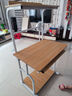 人文成家電腦桌家用臺式辦公寫(xiě)字桌簡(jiǎn)約書(shū)桌書(shū)架一體組合雙層臥室學(xué)習桌子 【出口品質(zhì)】80cm橡木色 曬單實(shí)拍圖