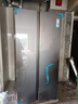 海爾（Haier）冰箱550L對開(kāi)門(mén)大冷凍彩晶玻璃零嵌入式黑金凈化風(fēng)冷一級雙變頻節能家電國家補貼BCD-550WLHSS49AS 曬單實(shí)拍圖