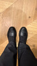 斯凱奇（Skechers）閃穿鞋男士商務(wù)秋季薄款通勤休閑鞋一腳蹬德比鞋百搭上班鞋205311 曬單實(shí)拍圖