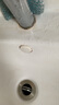 呈普西洗手盆溢水孔塞硅膠密封蓋水池面盆堵口器洗臉臺盆溢水口塞子通用 白色橡膠塞[溢水口專用]1個裝 曬單實拍圖
