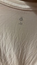京東京造短袖T恤女10A抗菌秋季新款修身顯瘦女裝抑菌防汗 白色圓領(lǐng) L 曬單實(shí)拍圖