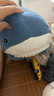 名創(chuàng)優(yōu)品（MINISO）海洋系列鯊魚公仔趴姿毛絨玩具娃娃睡覺室內(nèi)臥室辦公室生日禮物 曬單實(shí)拍圖
