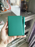 MUJI MUJI 聚氨酯封面 口袋筆記本 本子 日記本 記事本 計劃本 便攜 綠色 曬單實(shí)拍圖