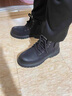 駱駝動(dòng)感（camel active）雪地靴男2025新款冬季皮毛一體馬丁靴羊毛保暖高幫棉鞋馬丁靴 黑色羊毛 BGA6279 40  標準皮鞋碼 曬單實(shí)拍圖