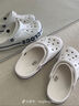 卡駱馳（crocs）貝雅卡駱班Clog洞洞鞋男女鞋涼拖拖鞋沙灘涼鞋 205089-126 M8W10 曬單實(shí)拍圖