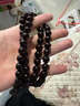 紅良緣正宗印度小葉紫檀手串高油密順紋男女款文玩佛珠念珠送禮108顆8MM 曬單實(shí)拍圖
