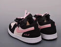 耐克（NIKE）球鞋定制AirJordan1AJ1芝芝莓莓蝴蝶結黑粉低幫女子板鞋 芝芝莓莓 定制款不支持退換 贈送 38 只賣(mài) 假一賠三 曬單實(shí)拍圖