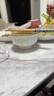 紅牡丹 陶瓷金邊米飯碗輕奢面碗湯碗家用景德鎮(zhèn)餐具中式碗組合喬遷碗碟 一季花開描金5英寸高腳碗6個 曬單實拍圖