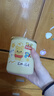 可愛(ài)卡通小熊玻璃杯ins風(fēng)高顏值帶吸管咖啡杯水杯情侶杯 黃色小熊玻璃杯 400ml 1只 曬單實(shí)拍圖