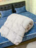 京小米森活【送枕頭】德國品質(zhì)羽絨被95%白鵝絨被子秋冬季1.8米x2米被子羽絨 【抗菌科技＋A類(lèi)標準呵護】珍珠白 220x240cm 9斤深冬被 出絨包賠 曬單實(shí)拍圖