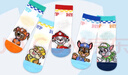 汪汪隊(duì)立大功（PAW PATROL）兒童襪子男女童網(wǎng)眼襪春夏寶寶小孩運(yùn)動(dòng)學(xué)生中筒襪PA1905 18-20cm 曬單實(shí)拍圖