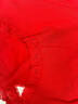 都市麗人蕾絲女士紅內(nèi)褲女本命年蛇年純棉10A抗菌喜慶結(jié)婚短褲衩三角褲 曬單實(shí)拍圖