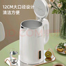 志高（CHIGO）燒水壺電熱水壺電水壺雙層防燙1.8L大容量家用燒水壺304不銹鋼內膽大功率快速燒水 ZD18A-708G8 曬單實(shí)拍圖